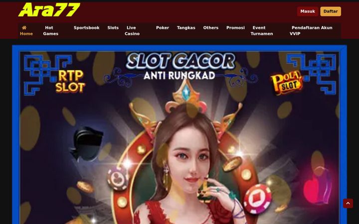 Screenshot of ara77.net