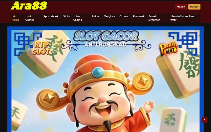 Screenshot of ara88.net