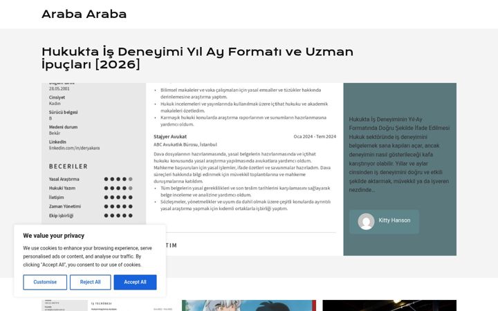 Screenshot of arabaraba.com