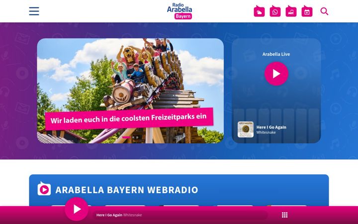 Screenshot of arabella-bayern.de