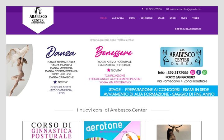 Zrzut ekranu arabescocenter.com