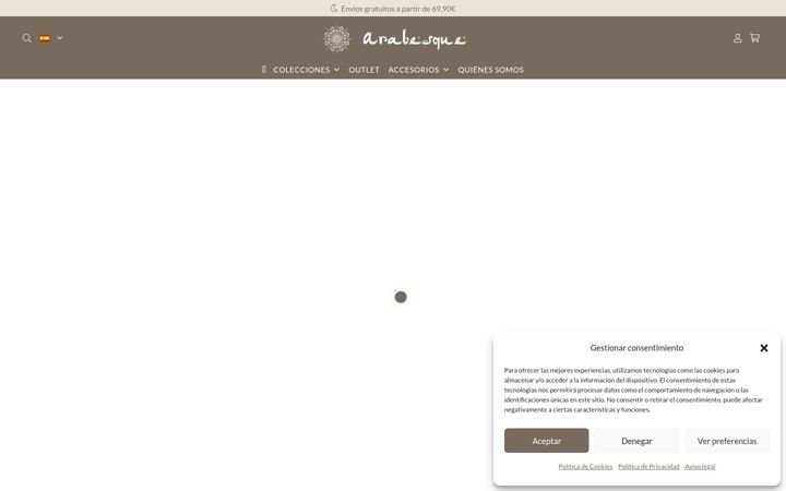 Zrzut ekranu arabesquemalaga.com