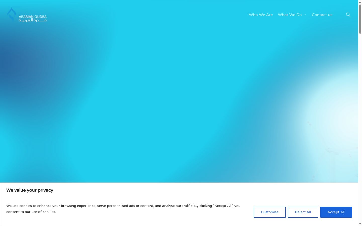 Screenshot tal-banner tal-kunsens muri qabel kwalunkwe interazzjoni