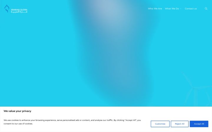 Screenshot ta' arabianqudra.com