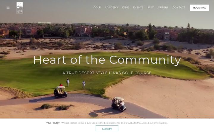 Screenshot of arabianranchesgolfclub.com