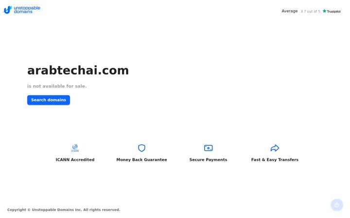 Screenshot of arabtechai.com