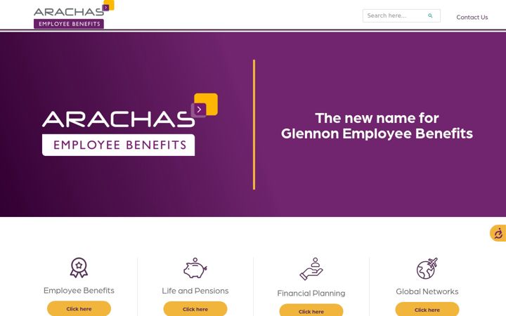 Ekrānuzņēmums no arachasemployeebenefits.ie