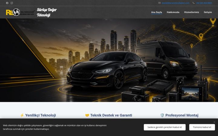 Screenshot of aracteknolojileri.com