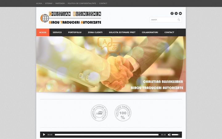 Screenshot of aradbusiness.ro