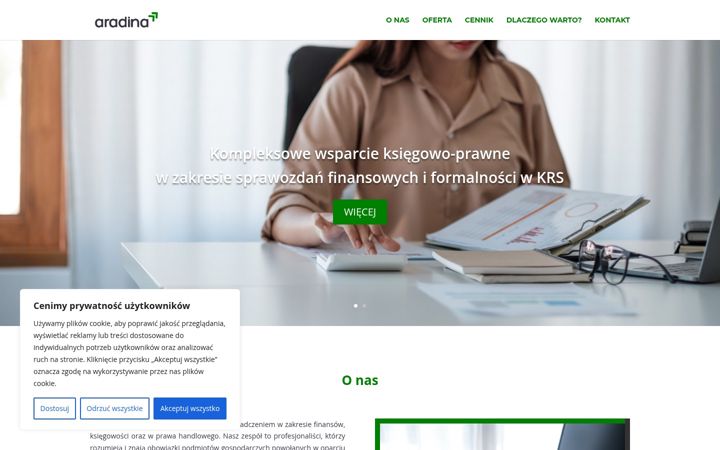 Screenshot ta' aradina.pl