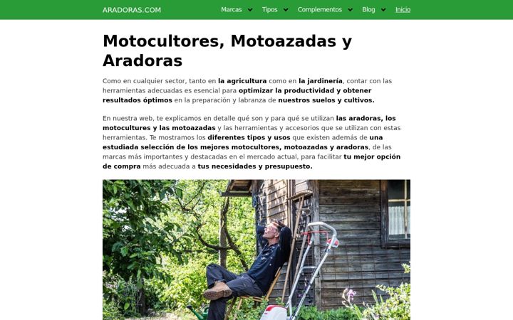 Screenshot of aradoras.com