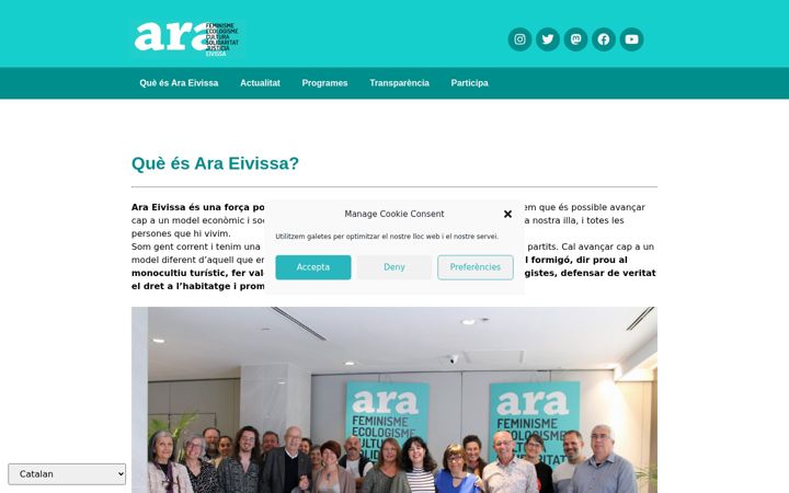 Screenshot ta' araeivissa.com