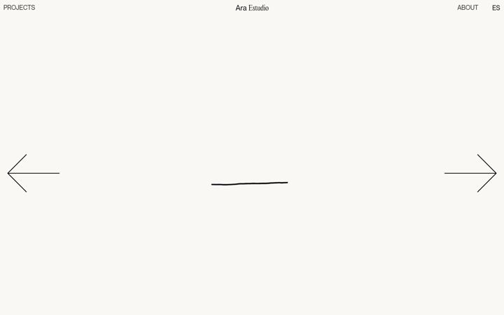 Screenshot of araestudio.es
