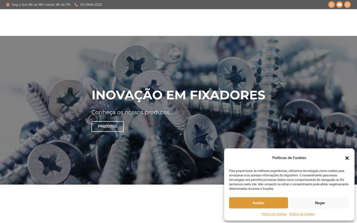 Screenshot ta' arafix.com.br