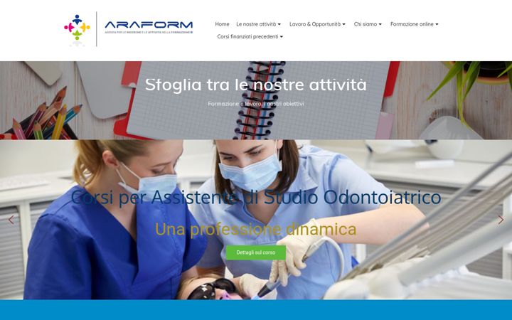 Screenshot of araform.org