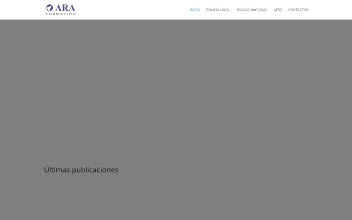 Screenshot of araformacion.com