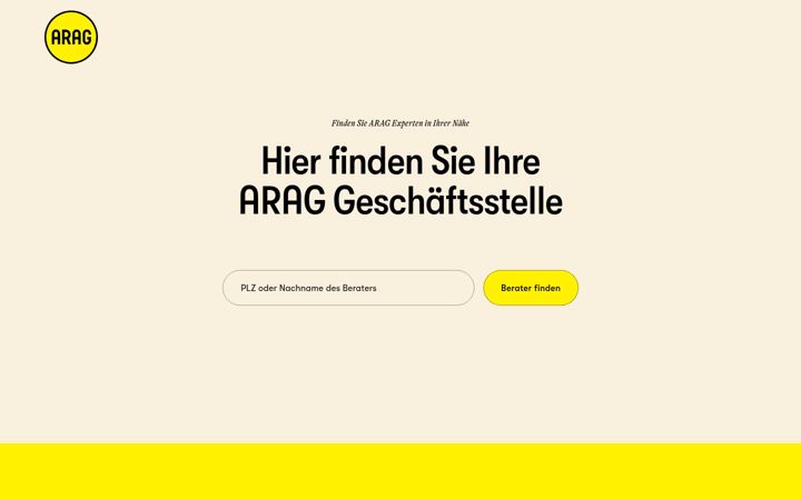 Screenshot of arag-partner.de