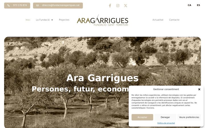 Screenshot ta' aragarrigues.com