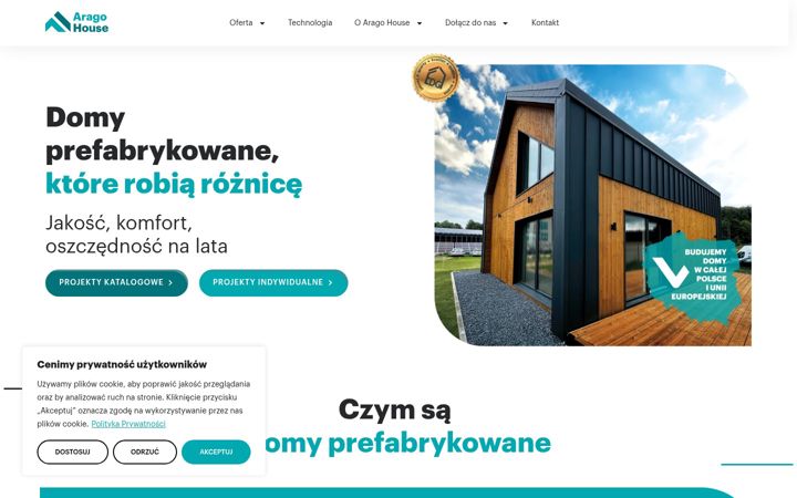 Screenshot of arago.house