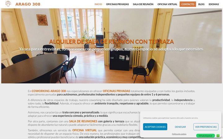 Screenshot ta' arago308.com