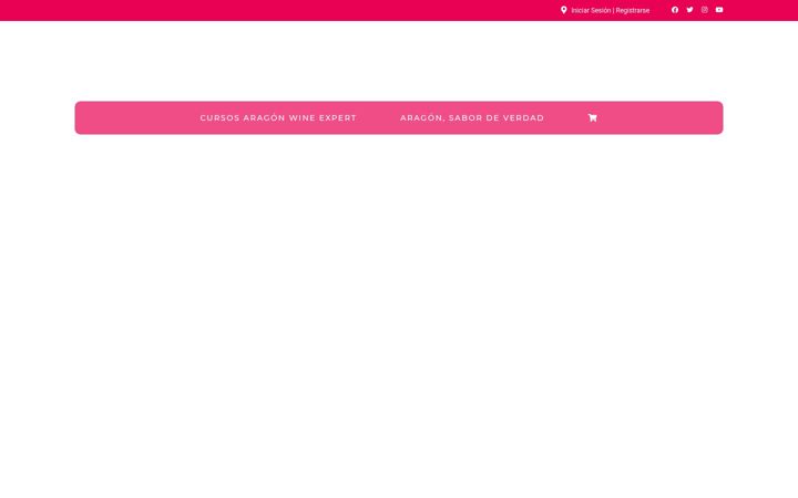 Screenshot of aragonwineexpert.com