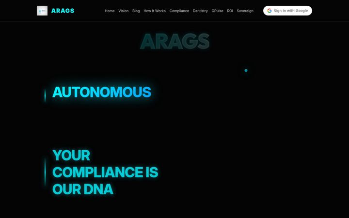 Screenshot of arags.io