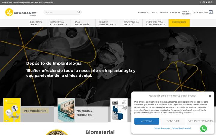 Screenshot of araguaneydental.com