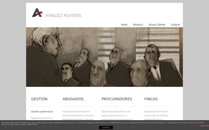 Ekraanipilt saidist araguez.es