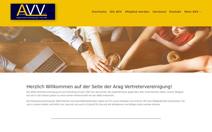 Screenshot of aragvv.com