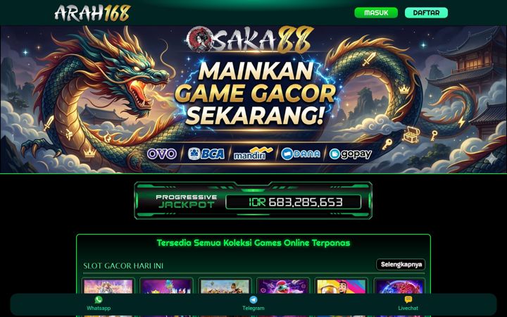 Screenshot of arah168.net
