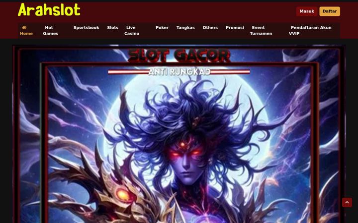 Screenshot of arahslot.net