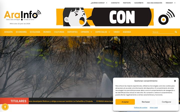 Zrzut ekranu arainfo.org