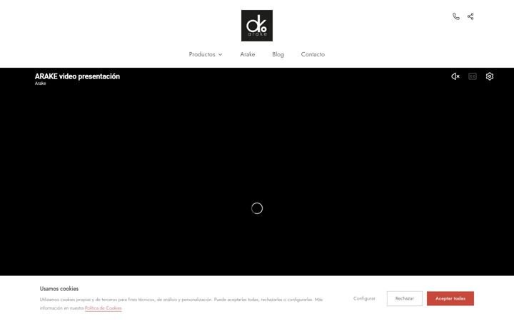 Skjermbilde av arake.com