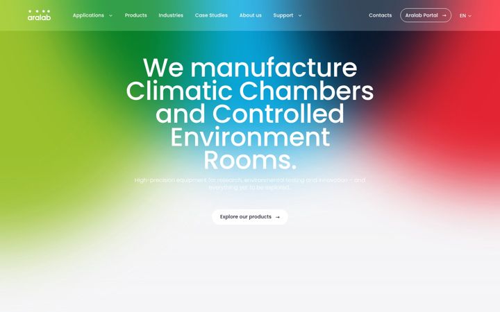 Screenshot of aralab.pt