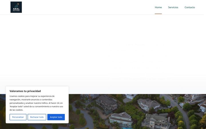 Screenshot of aralactivos.com