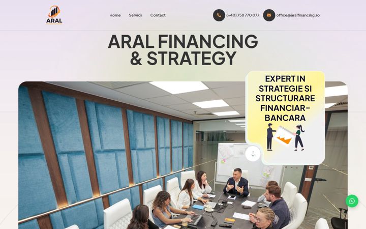 Screenshot of aralfinancing.ro