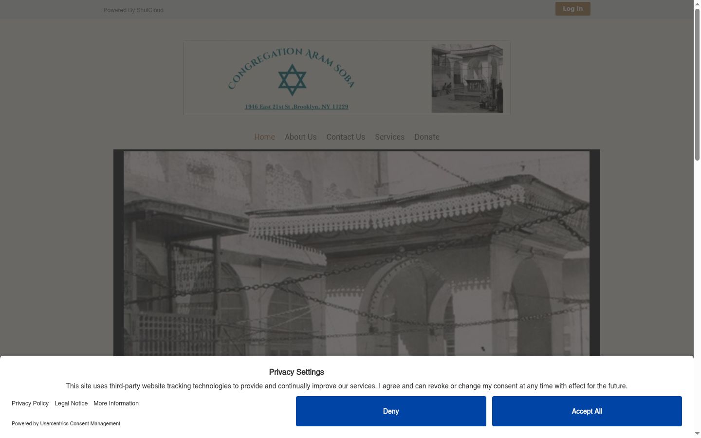 Screenshot tal-banner tal-kunsens muri qabel kwalunkwe interazzjoni