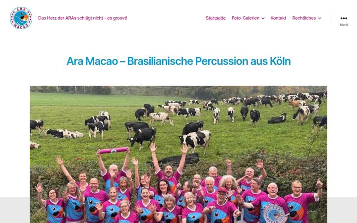 Screenshot of aramacao-samba.de