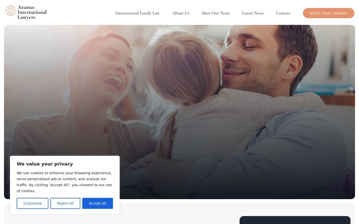 Screenshot of aramaslawexpat.com