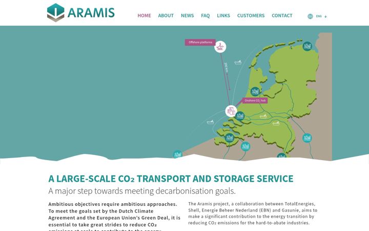 Screenshot of aramis-ccs.com