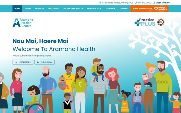 Screenshot of aramohohealth.co.nz