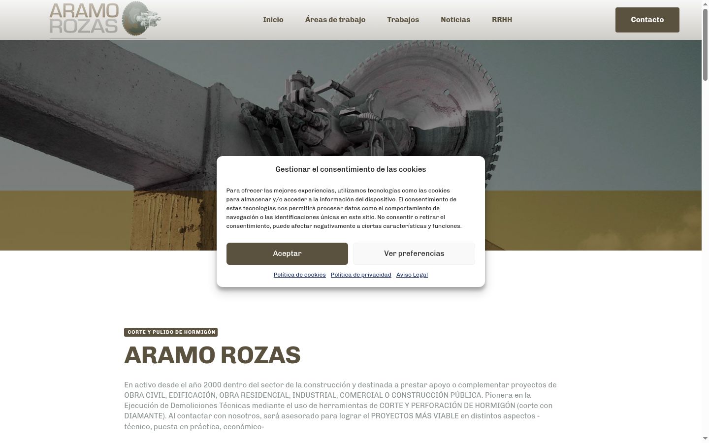 Screenshot tal-banner tal-kunsens muri qabel kwalunkwe interazzjoni