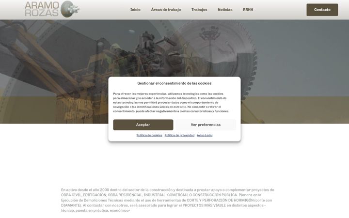 Screenshot of aramorozas.com