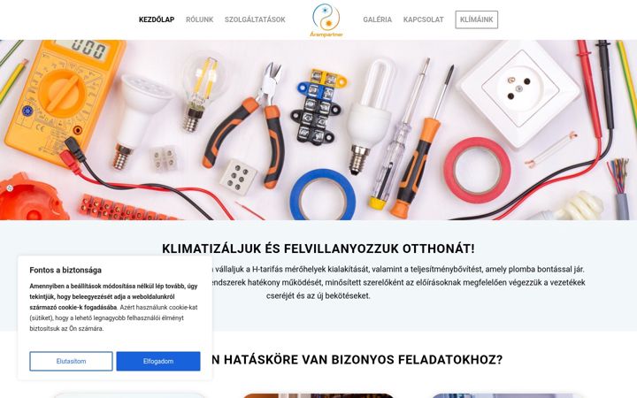 Ekraanipilt saidist arampartner.hu