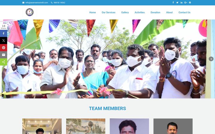 Screenshot of aramseivomrdt.com