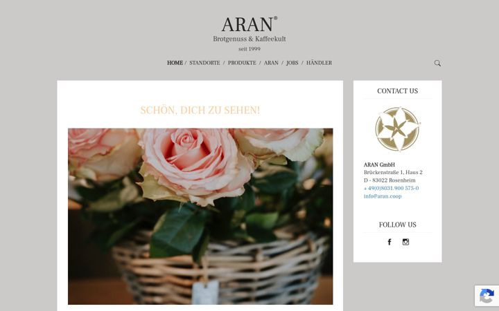 Screenshot of aran.coop