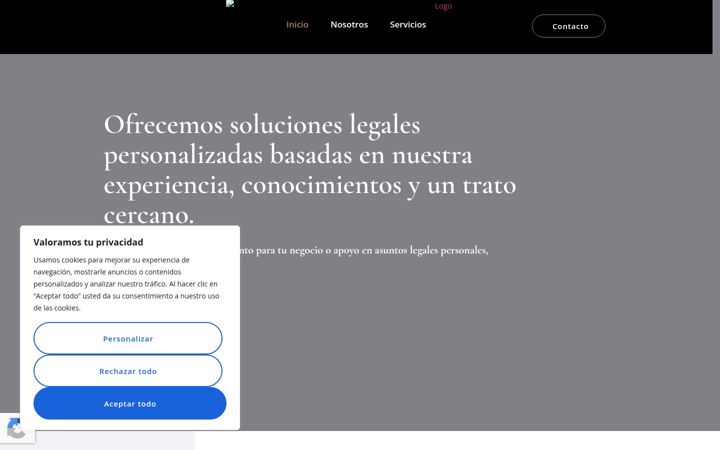 Screenshot of arana-abogados.es