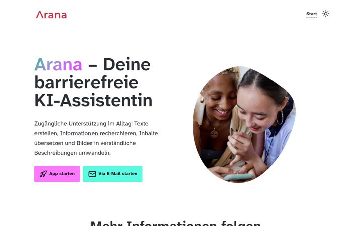 Screenshot of arana.app