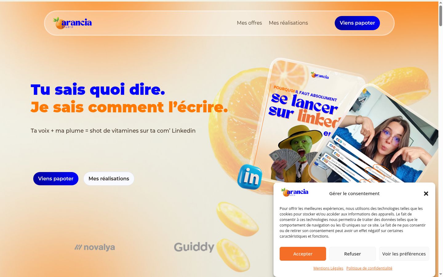 Sutikimo reklamjuostės, rodytos prieš bet kokią sąveiką, ekrano kopija