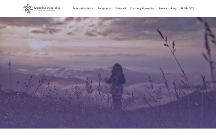 Screenshot of arancibia-psicologia.com